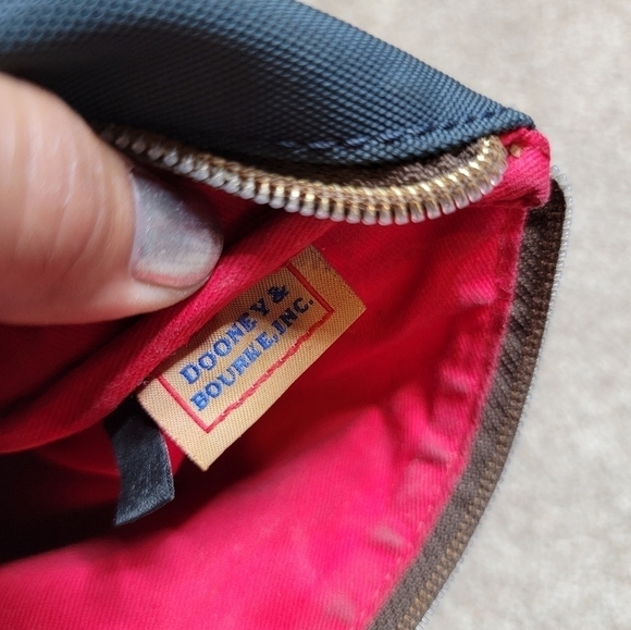 Dooney and Bourke Nylon blue crossbody zipper bag - Picture 5 of 10